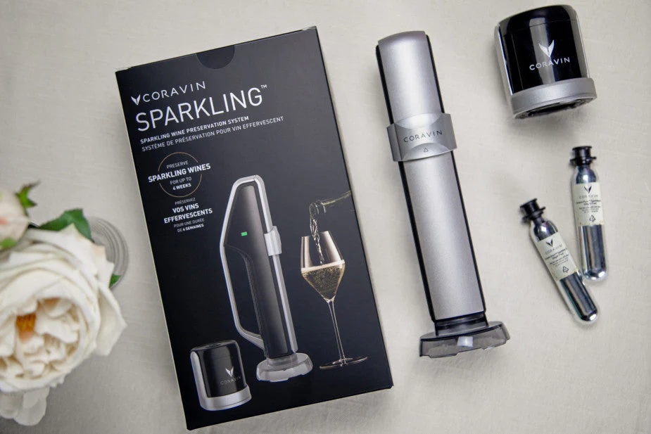 Coravin som sørger for at åbnet champagne kan holde sig længere