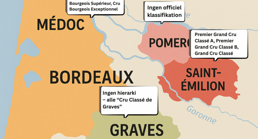 Bordeux klassifikationer for vin