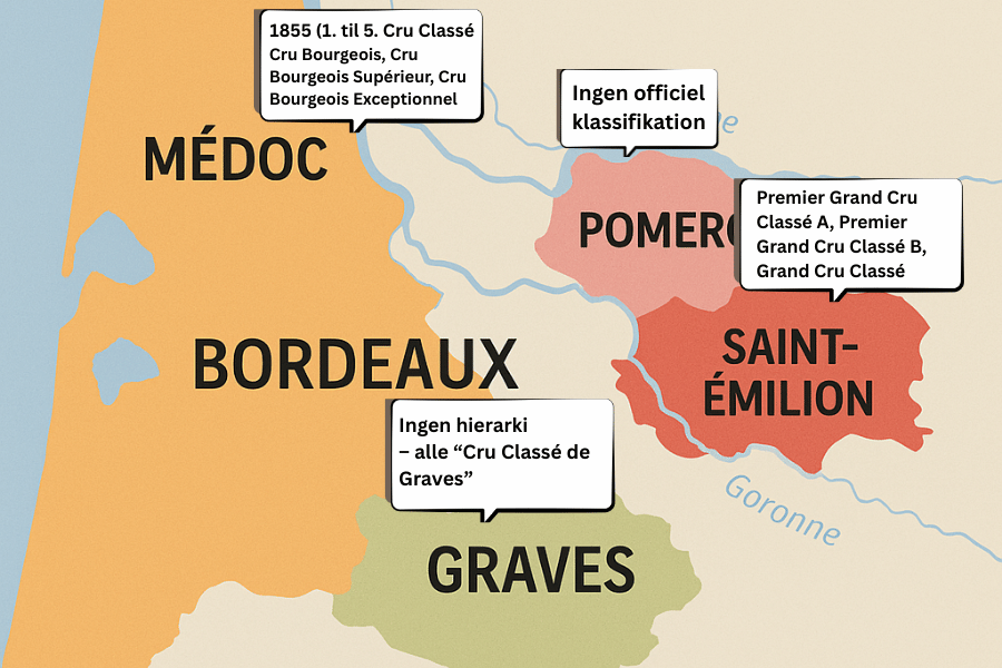 Bordeux klassifikationer for vin