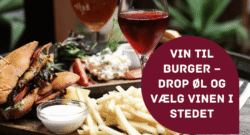 Vin til burger