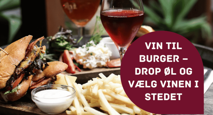 Vin til burger