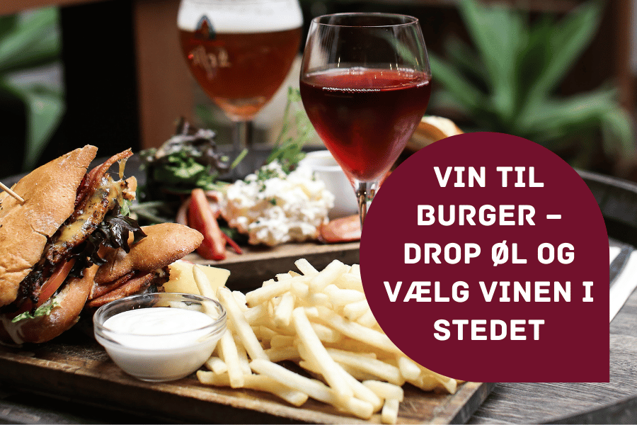 Vin til burger